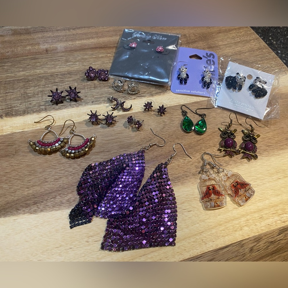 Bundle! 15 Pairs Of Fashion Earrings
